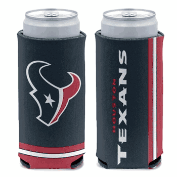 Houston Texans Can Cooler Slim Can Design