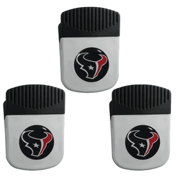 Houston Texans Chip Clip Magnet with Bottle Opener, 3pk