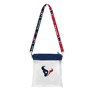 Houston Texans Clear Pattern Strap Bag