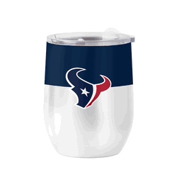 Houston Texans Colorblock 16oz Stainless Curved Beverage