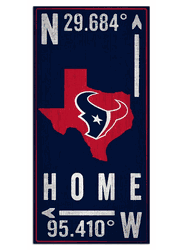 Houston Texans Coordinate 6x12 Sign