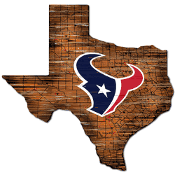Houston Texans Distressed State with Logo