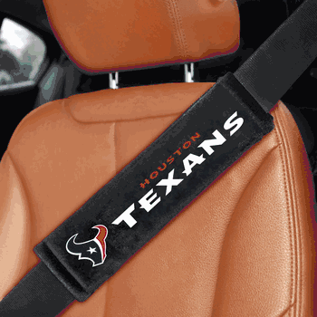 Houston Texans Embroidered Seatbelt Pad - 2 Pieces