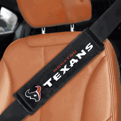 Houston Texans Embroidered Seatbelt Pad - 2 Pieces