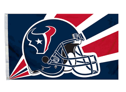Houston Texans Flag 3x5 Helmet Design