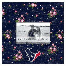 Houston Texans Floral 10x10 Frame