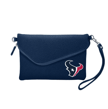 Houston Texans Fold Over Crossbody Pebble Navy
