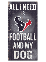 Houston Texans Football and My Dog Sign
