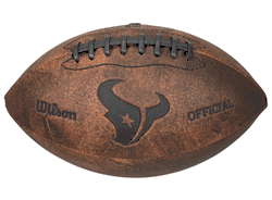 Houston Texans Football - Vintage Throwback - 9 Inches