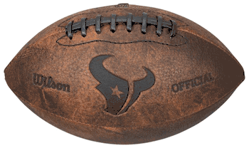 Houston Texans Football - Vintage Throwback - 9 Inches