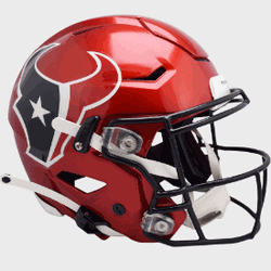 Houston Texans Full Size Authentic SpeedFlex Football Helmet 2022 Alternate On-Field Battle Red