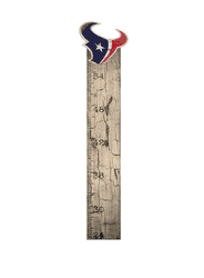 Houston Texans Growth Chart Sign 6x36