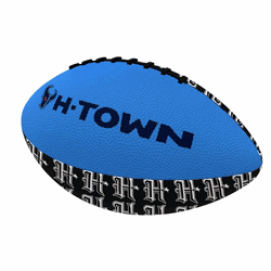 Houston Texans H Town Mini Size Rubber Footballl