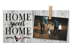 Houston Texans Home Sweet Home Clothespin 6x12