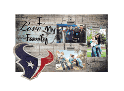 Houston Texans I Love my Family Clip Frame