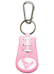 Houston Texans Keychain Pink Football CO
