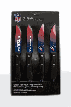 Houston Texans Knife Set - Steak - 4 Pack