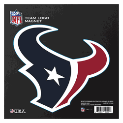 Houston Texans Large Team Logo Magnet 10" (8.7329"x8.3078")