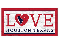 Houston Texans Love 6x12 Sign