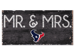 Houston Texans Mr & Mrs Sign