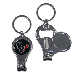 Houston Texans Nail Care/Bottle Opener Key Chain
