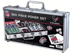 Houston Texans NFL 300pc Poker Set