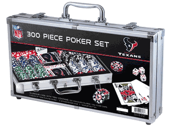 Houston Texans NFL 300pc Poker Set