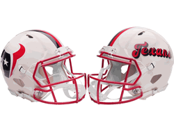 Houston Texans NFL Full Size Authentic Speed Football Helmet RETRO