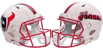 Houston Texans NFL Full Size Authentic Speed Football Helmet RETRO