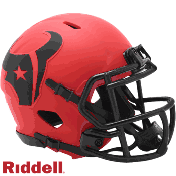 Houston Texans NFL Mini Speed Football Helmet RAVE