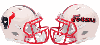 Houston Texans NFL Mini Speed Football Helmet RETRO