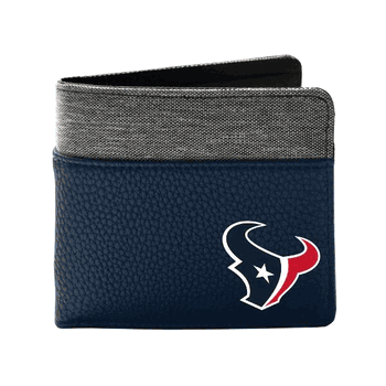 Houston Texans Pebble BiFold Wallet NAVY