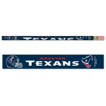 Houston Texans Pencil 6 Pack