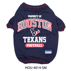 Houston Texans Pet Tee Shirt Small