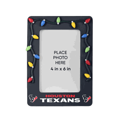 Houston Texans Picture Frame with Holiday Lights
