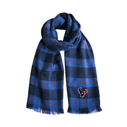 Houston Texans Plaid Blanket Scarf NV-RED