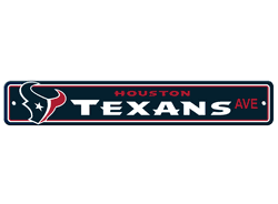 Houston Texans Plastic Street Sign