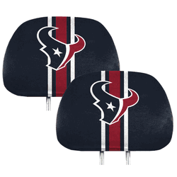 Houston Texans Printed Head Rest Cover Set - 2 Pieces