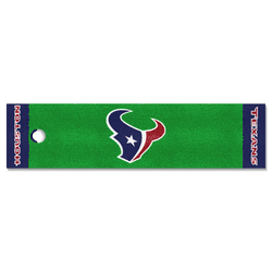 Houston Texans Putting Green Mat - 1.5ft. x 6ft.