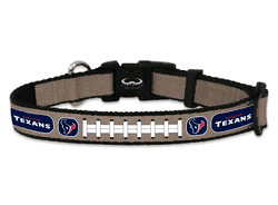 Houston Texans Reflective Small Football Collar
