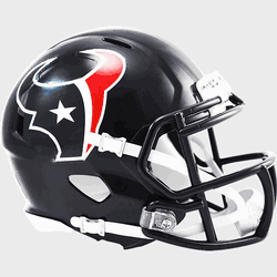 Houston Texans Riddell Mini Speed Helmet 2002 to 2023 Throwback