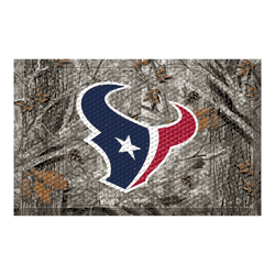 Houston Texans Rubber Scraper Door Mat Camo