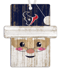 Houston Texans Santa Ornament