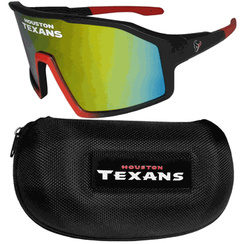 Houston Texans Shield Sunglasses with Case