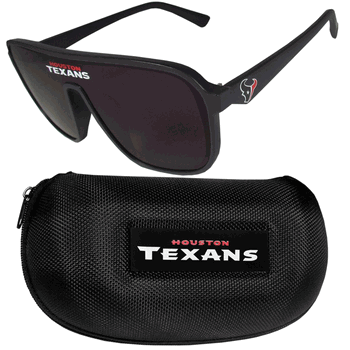 Houston Texans Shield Sunglasses with Case