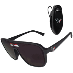 Houston Texans Shield Sunglasses with Visor Clip