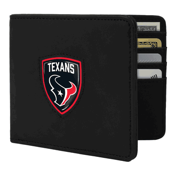 Houston Texans Shield Wallet - Black