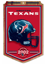 Houston Texans Sign 11x17 Wood Established
