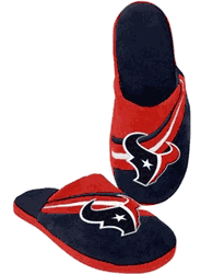 Houston Texans Slipper - Big Logo Stripe - (1 Pair) - S CO
