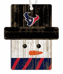 Houston Texans Snowman Ornament